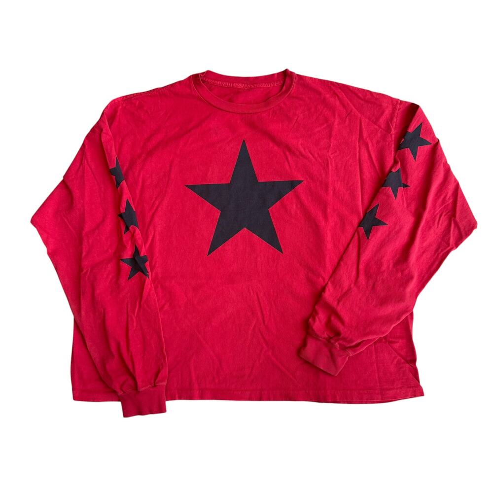 Ye Bully Luchador Red Star Long Sleeve Shirt Mens Large